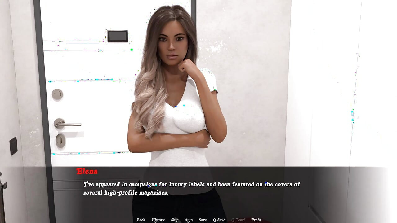 Una hermosa morena teñida te invita a una sesión de fotos.