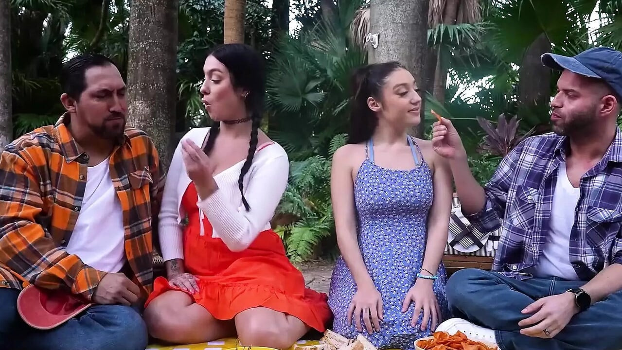 Violet And Violet Miss Their Stepdaddies' Huge Hard Cocks With A Burning Passion - DaughterSwap