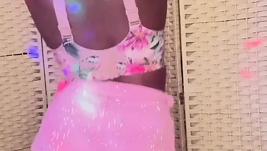 blonde celebrity hiphop female rapper dancing shaking, moving, twerking ghetto ass  to new release songs music