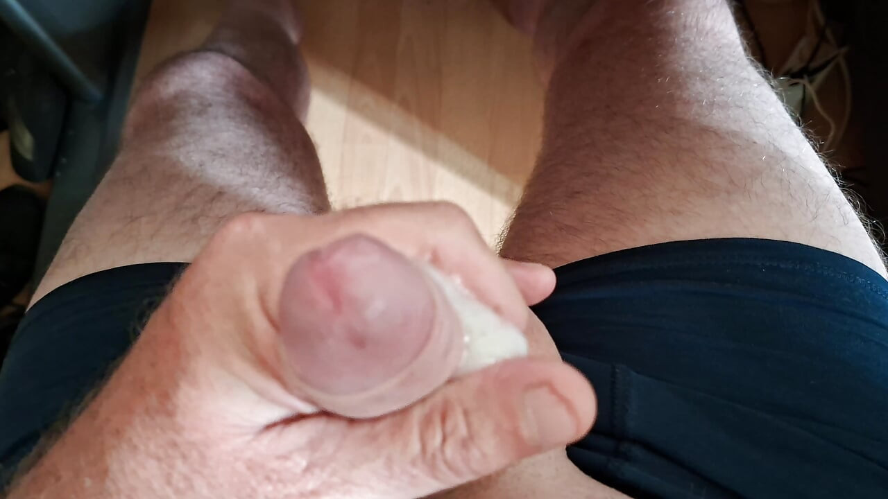 Floppy dick jerked off