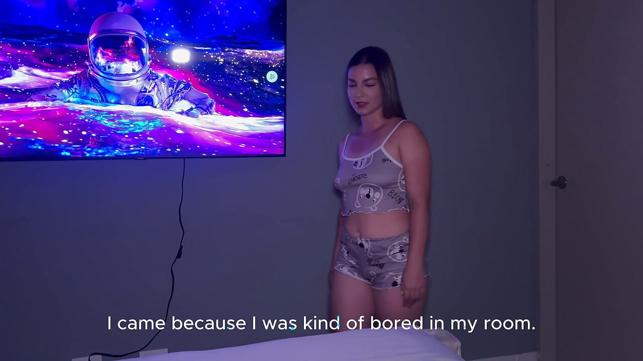 Colombian Stepdaughter Walks Into Her Stepdad's Room and Asks Him to Fuck Her Virgin Pussy for the First Time!