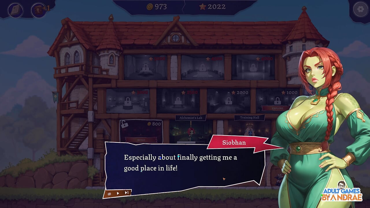 第4集：Lumin扭動身體並操她的緊屄 - 性愛公會模擬器