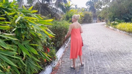 Mature Blonde Wife Enjoys Her Day