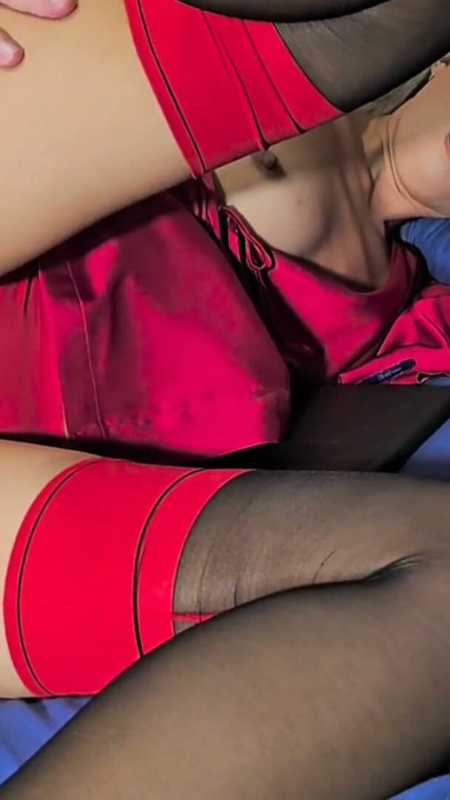 While Stepmom Was Lying on Her Side, I Pulled Her Panties | Clip 2