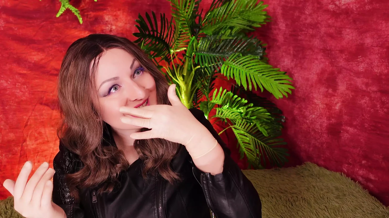 Asmr: Ripped Latex Gloves Arya Grander