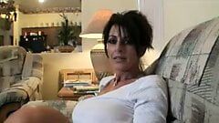 HOT MOM n146 brunette excited mature milf and a young man