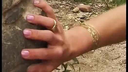 This Blonde MILF From Germany Got Outdoor Fucked