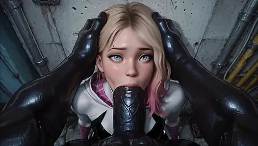 She Let the Symbiote Fill Her for Power - AI GENERATED