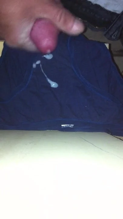 Niece Beth's panties covered in cum