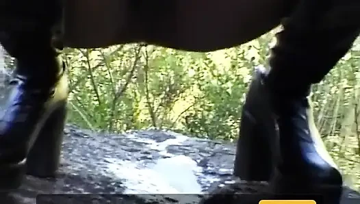 Outdoor Pissing with Bitch