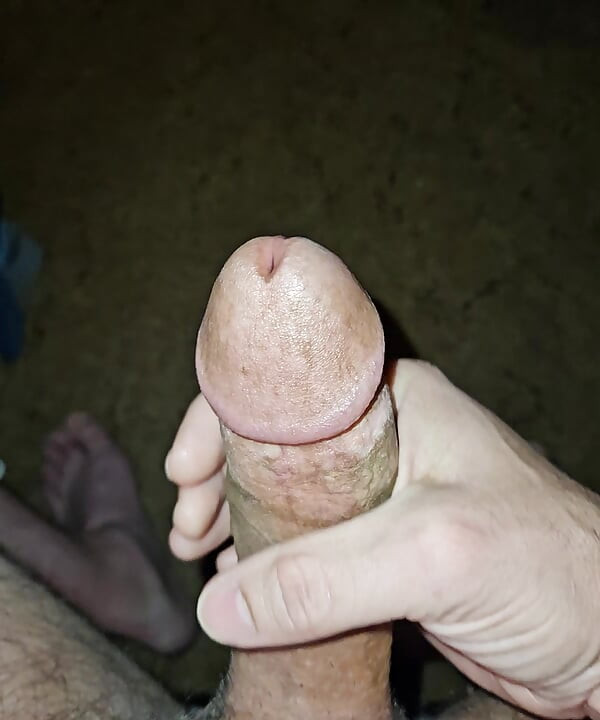 Early morning stroking that dick