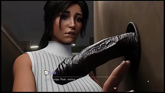Croft Adventures Oyunu Hentai Parodi Bölüm 6 Esmer Büyük siyah bir penisle devasa bir yüz ifadesi alıyor!