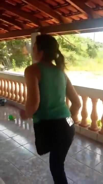 Amputee Girl Jumping