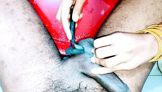 Чистый бритый пенис индийской жены дези деревни трахнули индийские прон-видео муженька