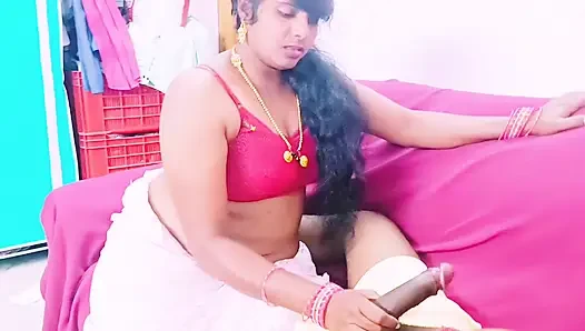 Beautiful Red Saree Desi Housewife Hardcore Fucking House Maid. Telugu Dirty Talks.