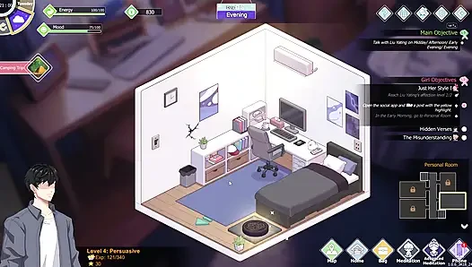 Happy student part 3! Washing machine sex!