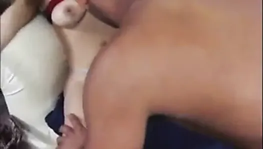 Teen gets the boy next door to lick her pussy