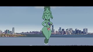 The Statue of Liberty's XXX-Rated Independence Day Spectacular - Where Freedom Rings in More Ways Than One