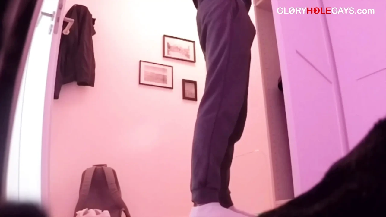 Straight Cock at the Gloryhole – Tongued Until He Cums