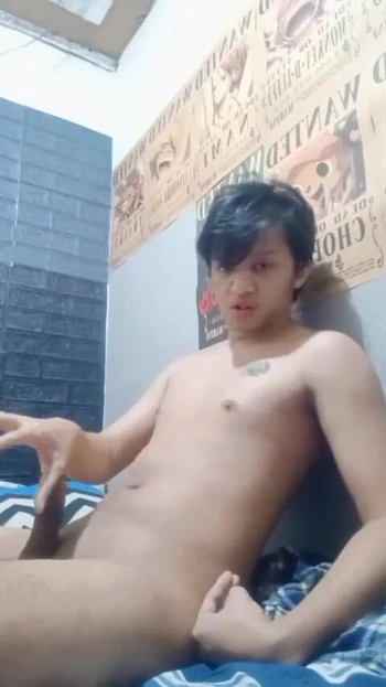Iconic moment from "Asia Teen Boy Cums In His Brothers Sleeping Room"