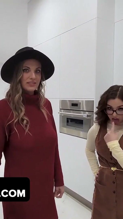 Busty Milf Kenzie Love Shares Her Stepbrother's Cock With His Stepdaughter Leana Lovings - DadCrush | Clip 2