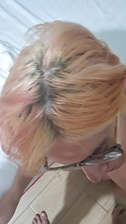 Petite blonde trans is fucked hard anal