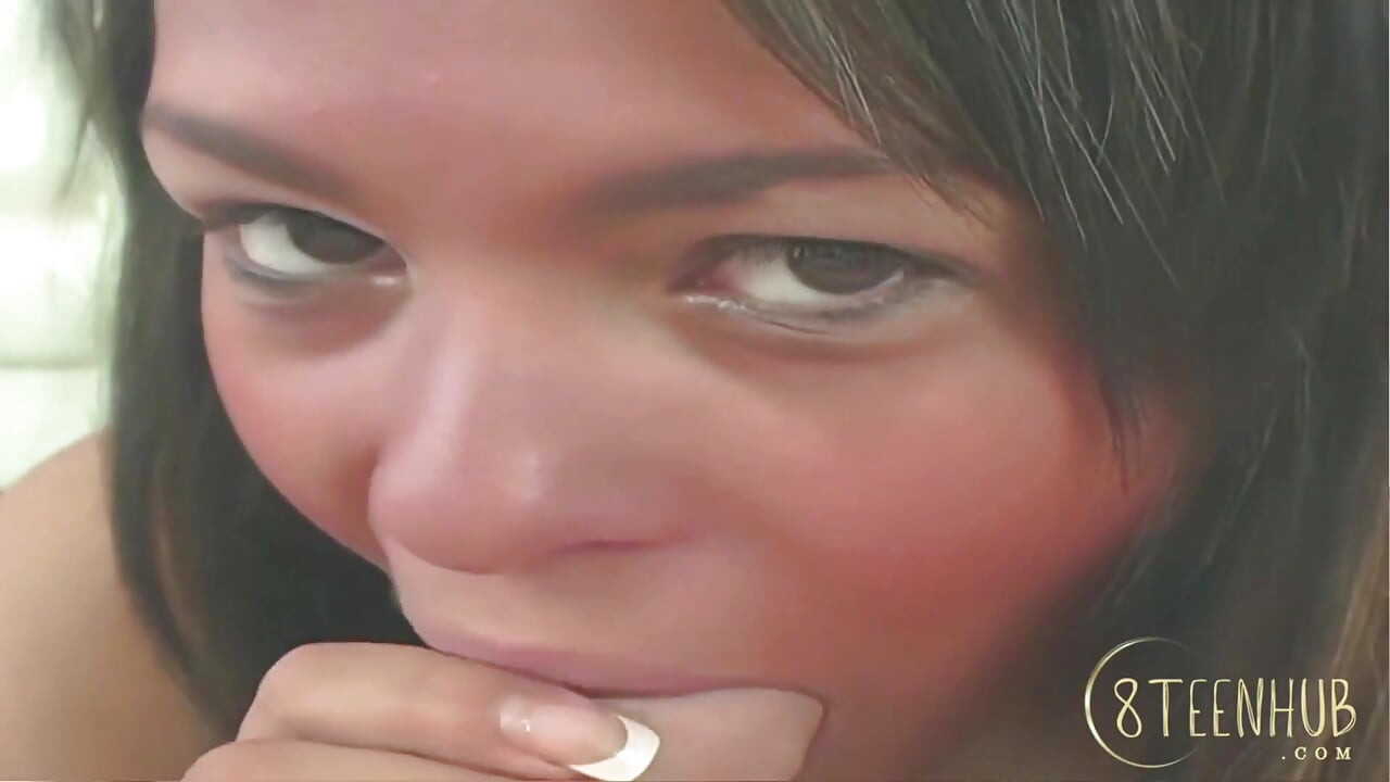 8teenhub - Rosario Is a Cute Teen Who Receives a Facial Cumshot After Sucking Dick
