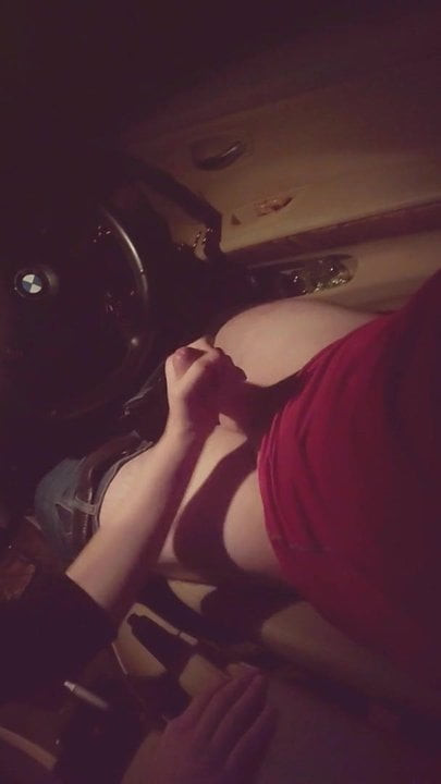 Young blonde giving blowjob on a huge cock