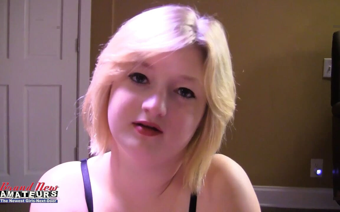 Faiths Hope Curvy Blonde Coed Sloppy Deepthroat Passionate Handjob