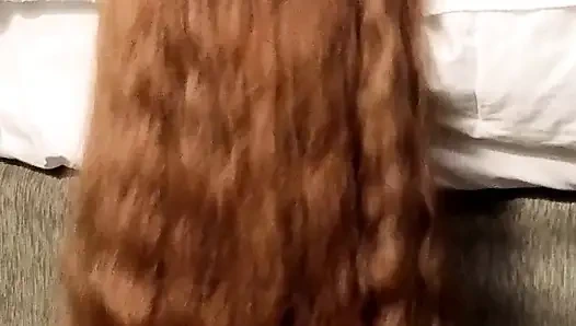 Getting Fucked with My Long Red Hair Draped to the Floor Bouncing and Swaying - Hair Fetish Video