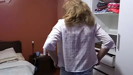 My wife's beautiful stepsister starts touching herself and asks me to show her my cock