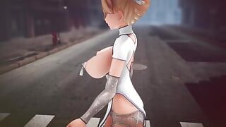 Mmd R-18 - chicas anime sexy bailando - clip 378