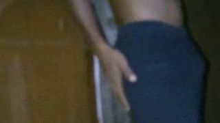 Indian 18 year boy wearing mom lenggis and dirty talk
