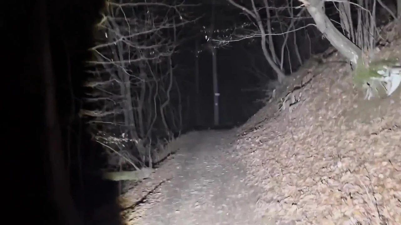 Night Hiking and Remove Most of My Clothes