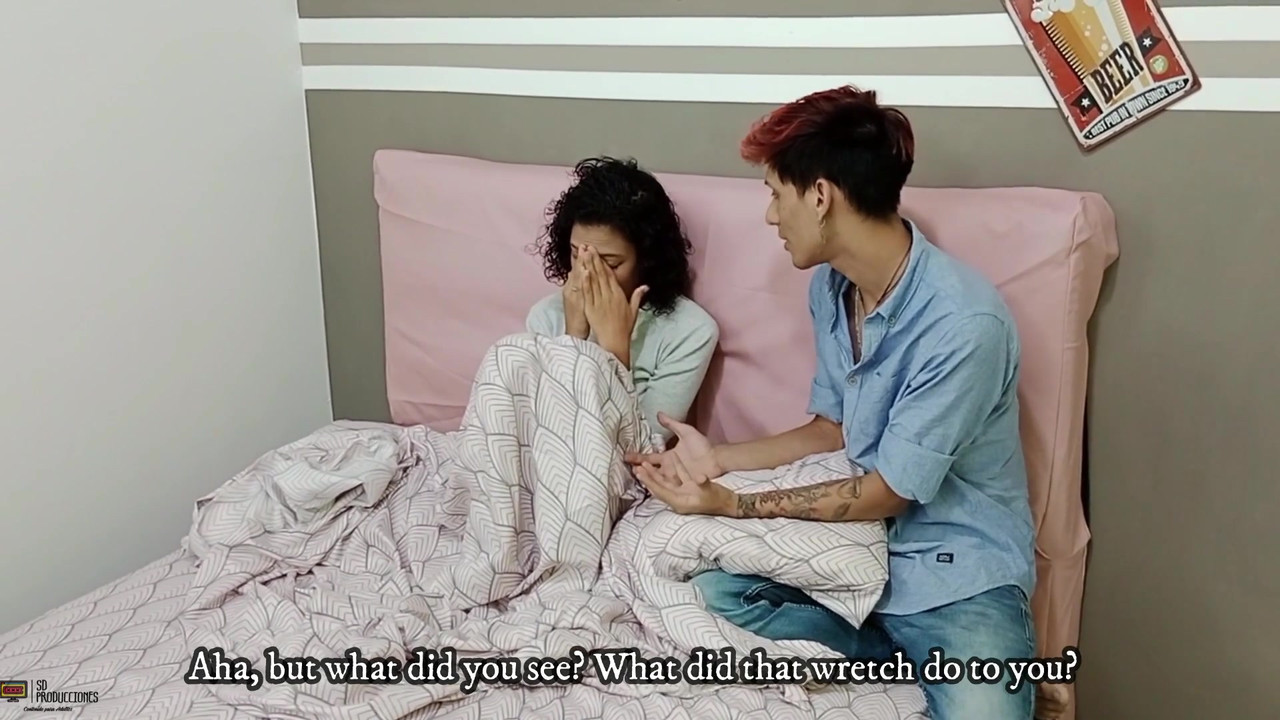 我的继兄弟帮助我和我的戴绿帽子的前男友报复 - 西班牙语色情