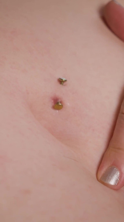 Big Titty Belly Slut Gets Deep Navel Fucked Hard