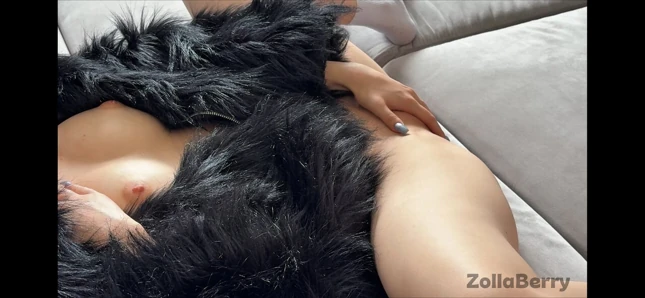 Shameless girl came on the first date in a thong and a fur coat, part 2