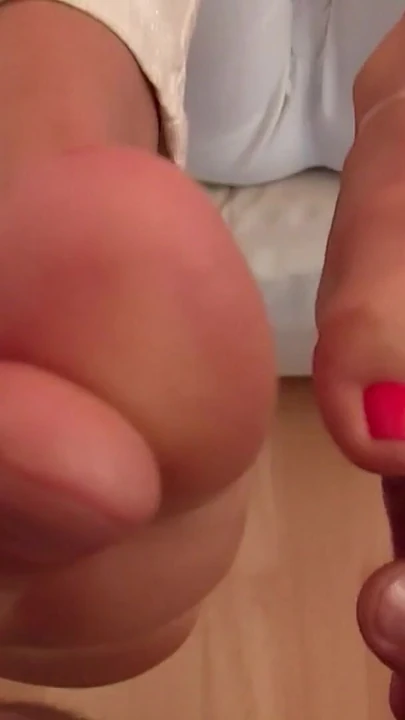 Jaw-dropping moment from "Hot skinny girl with perfect feet picked up and gives footjob"