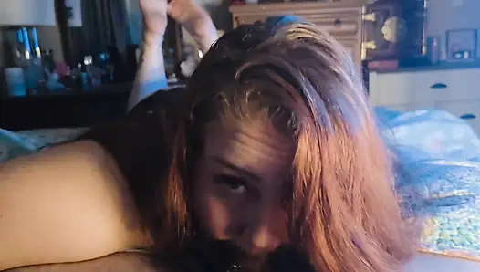 POV Sloppy Deepthroat and Pussy Fuck