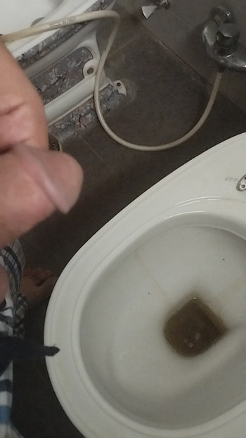 My piss after cumshot
