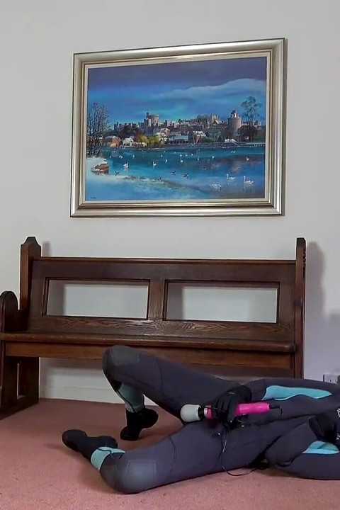 Agent Ariel Anderssen's Gas Mask Wetsuit Discipline for Lucy Humiliated & Made to Cum in Cold Shower
