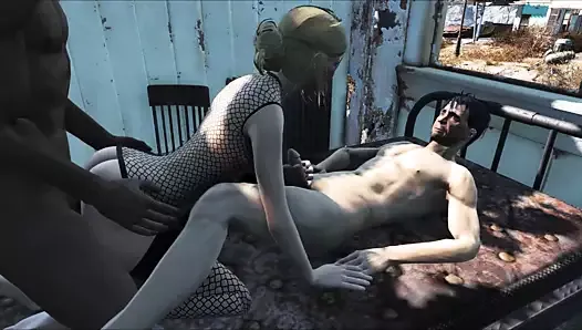 Fallout 4 Katsu Threesome