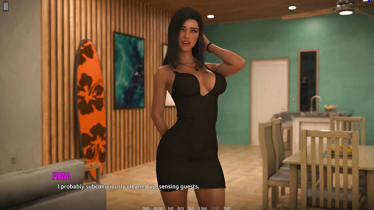 Dominos Beach 26 - John Has Alone Time with Fiona at the Beach & in Her Home - Kiss Scene