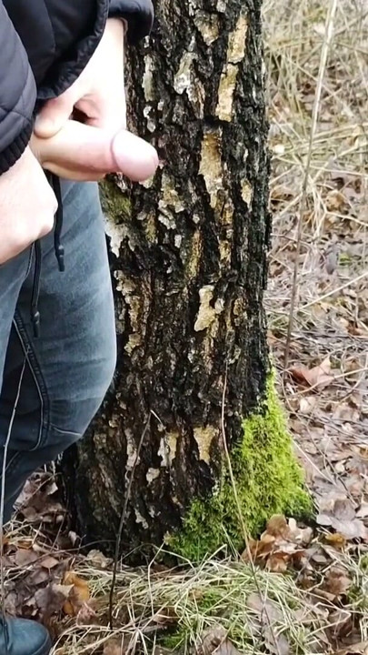 I Quickly Jerk Off And Cum In The Forest For My Subscriber! | Клип 1