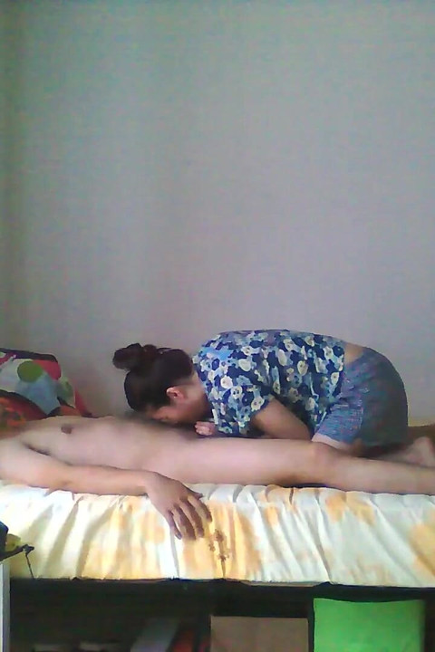 Submissive Teen Chinese Slut Sucks My Dick and Swallows My Cum
