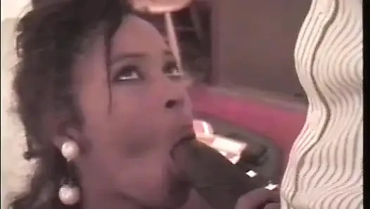 Black couple pussy licking big black cock sucking in the garden