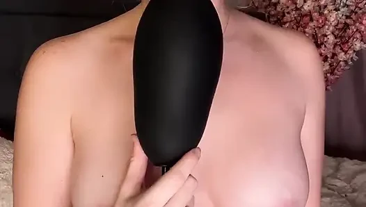 Şişme tıkaç ile anal egzersiz