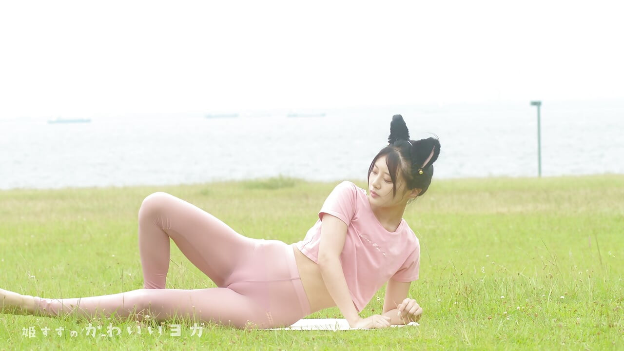 See-Through Leggings Thong Compilation, KAWAII YOGA