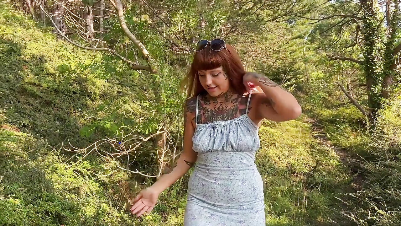 Tattooed Teen Fucks Me on a Hike
