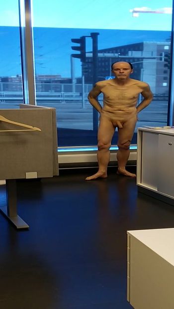 Shamelessly naked at work